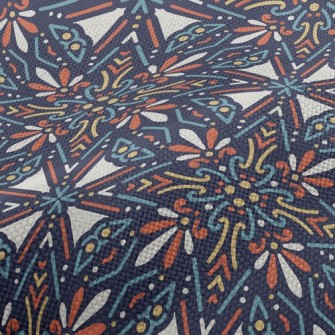 Kaleidoscope Of Flowers Performance Linen