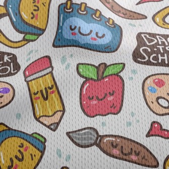 School Painting Supplies Athletic Mesh Flat Back