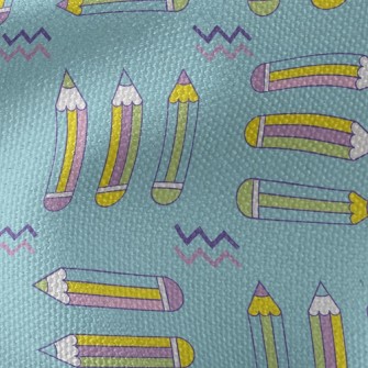 Fluorescent Pink Pencil Waterproof Canvas