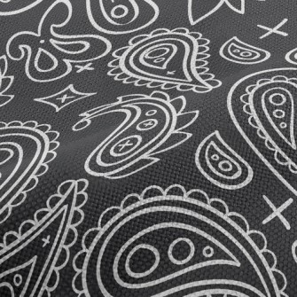 Simple Cute Paisley Flower Performance Linen