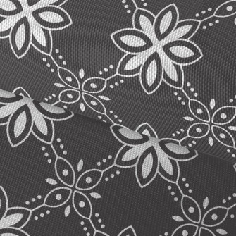 Dark Color Group Flowers Waterproof Oxford