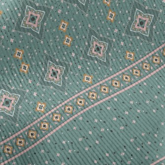 Ethnic Style Ribbon Standard Corduroy