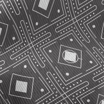 Deformed Square Circle Standard Corduroy