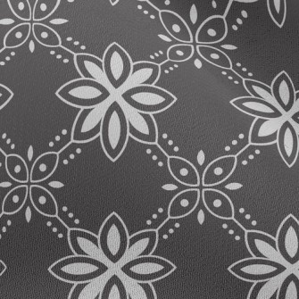 Dark Color Group Flowers Chiffon