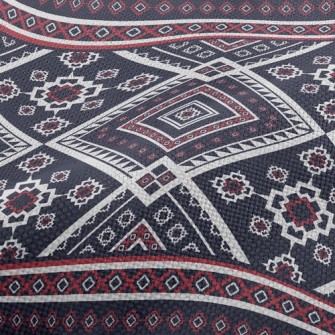 National Style Rhombus Performance Linen