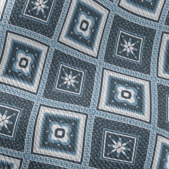 Square Ethnic Plaid Standard Corduroy