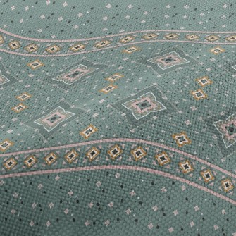 Ethnic Style Ribbon Performance Linen