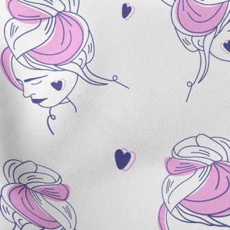 Loving Woman With Updo Hair Stretch Ponte