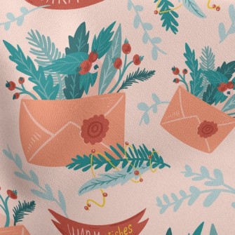 Christmas Greeting Letters Stretch Ponte