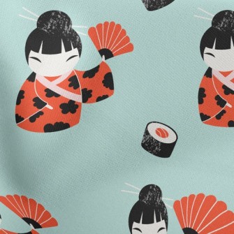 Japanese Doll Sushi Stretch Ponte