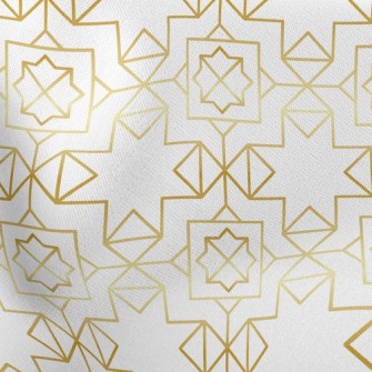 Gold Edge Lines Stretch Ponte