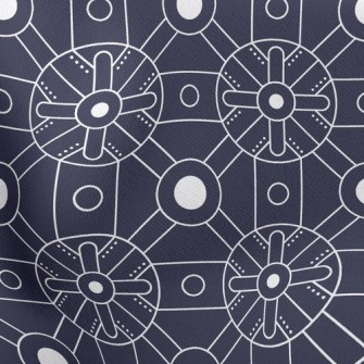 Deformed Square Circle Stretch Ponte