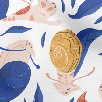 Cat Disguised As Snail Micro Fleece