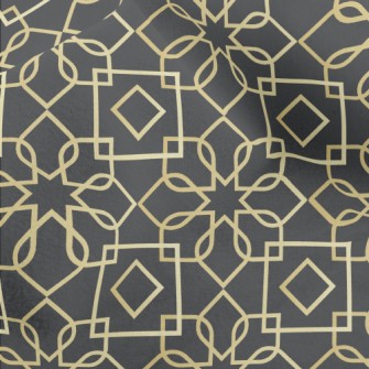 Gold Edge Lines Micro Fleece
