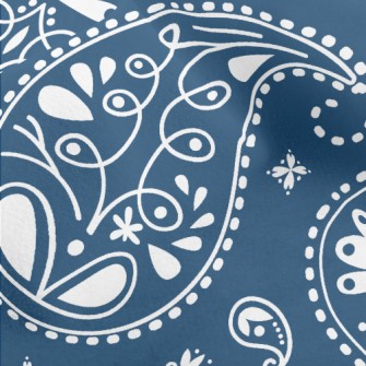 Classic Style Paisley Flower Micro Fleece