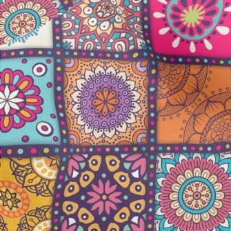 Lattice Wheal Flower Micro Fleece