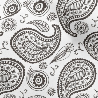 Simple Style Paisley Flower Micro Fleece