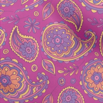 Dreamy And Beautiful Paisley F Micro Fleece