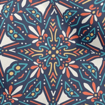 Kaleidoscope Of Flowers Micro Fleece