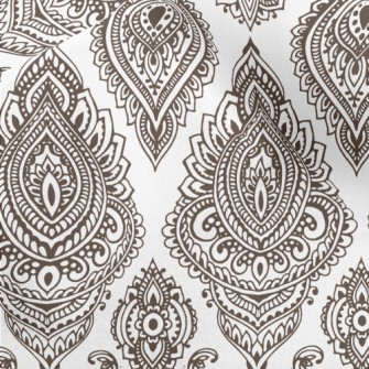 Mysterious Vintage Damask Micro Fleece