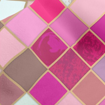 Pink Mosaic Micro Fleece