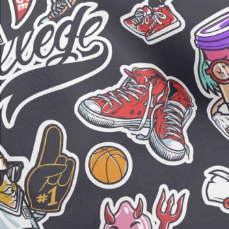 Hip Hop Stationery Doll Micro Fleece