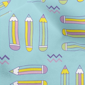 Fluorescent Pink Pencil Micro Fleece