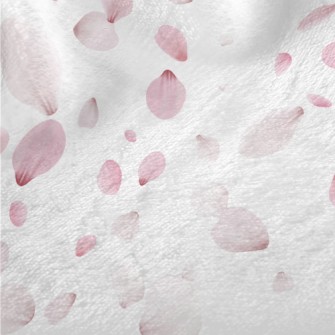 Soft Pink Petals Minky