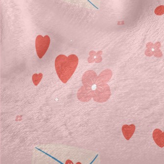 Envelope With Love Words Minky