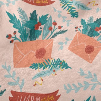 Christmas Greeting Letters Minky