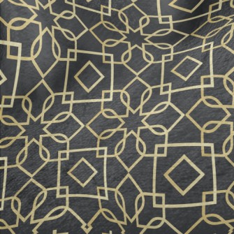 Gold Edge Lines Minky