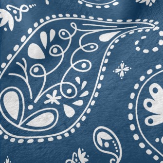 Classic Style Paisley Flower Minky