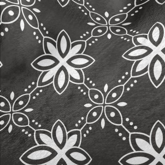 Dark Color Group Flowers Minky