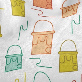 Cute Paint Bucket Minky