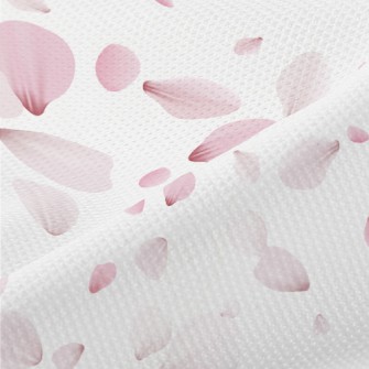 Soft Pink Petals Piqué