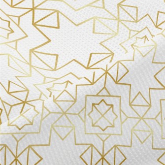 Gold Edge Lines Piqué