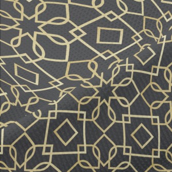 Gold Edge Lines Piqué