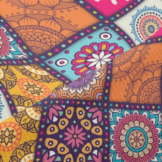 Lattice Wheal Flower Piqué