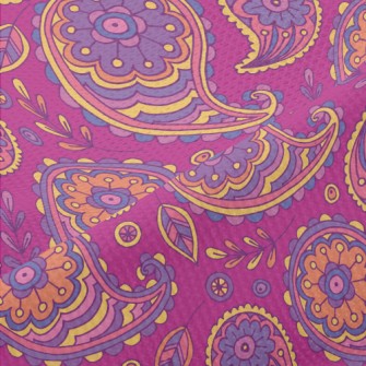 Dreamy And Beautiful Paisley F Piqué