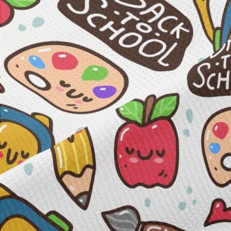 School Painting Supplies Piqué