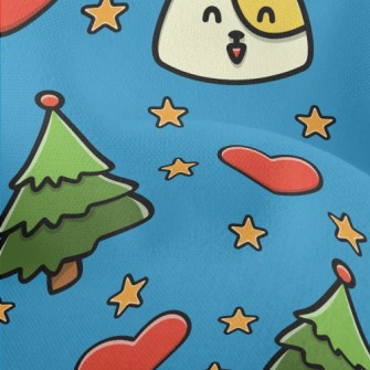 Dogs Have A Happy Christmas Lightweight Performance Linen