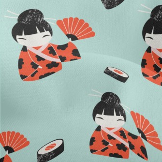 Japanese Doll Sushi Lightweight Performance Linen
