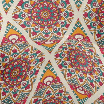 Mysterious Damask Lightweight Performance Linen