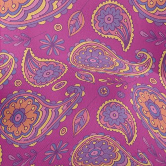 Dreamy And Beautiful Paisley F Lightweight Performance Linen