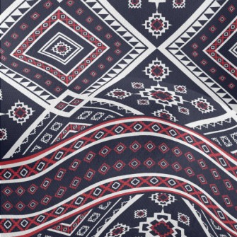 National Style Rhombus Lightweight Performance Linen