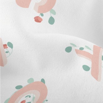 Uppercase English Letters Lightweight Performance Linen