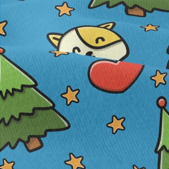 Dogs Have A Happy Christmas Modern Jersey