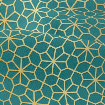 Gold-edged Flowers Modern Jersey