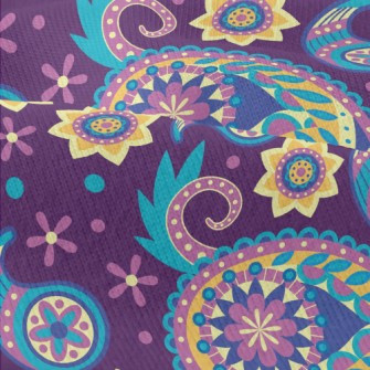 Psychedelic Paisley Flower Modern Jersey
