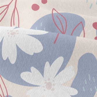 Depicting A Large White Flower Modern Jersey